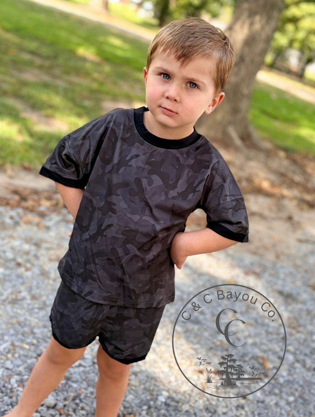 Blackout Camo Youth Lounge Set