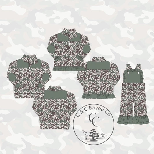 Camo Quarter Zips