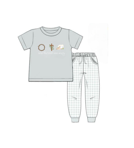 PO57 The Tomb Was Empty Jogger Set