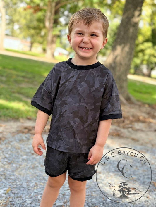 Blackout Camo Youth Lounge Set
