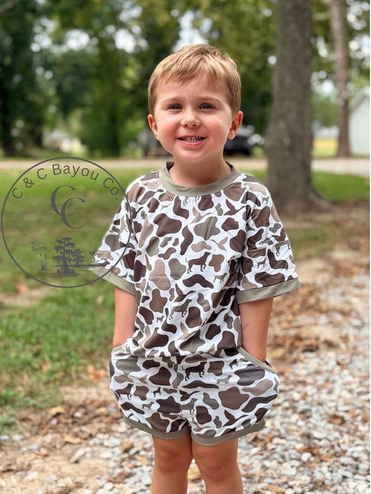 Camo Dogs Youth Lounge Set