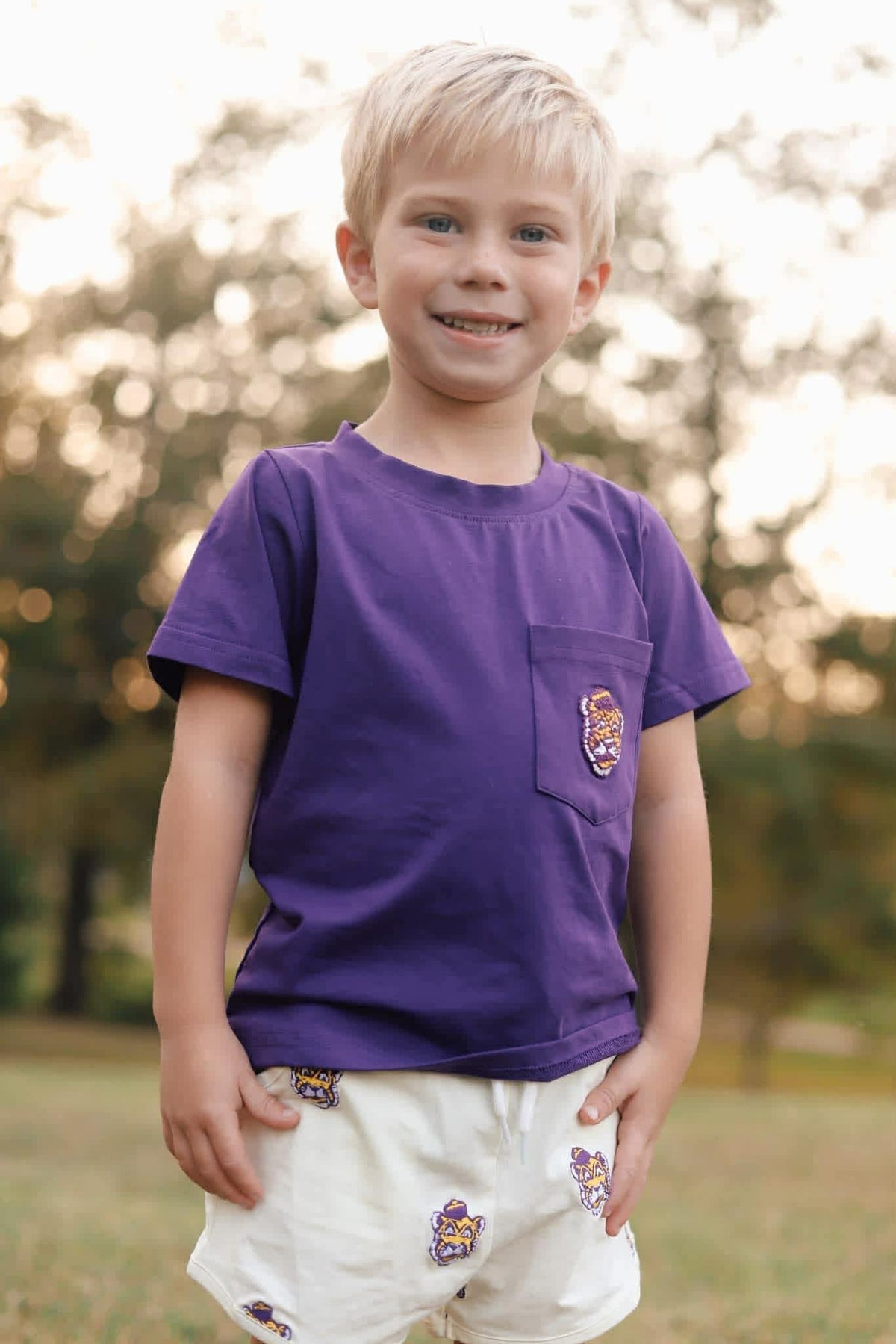 Callin’ Baton Rouge Boy Shorty Set