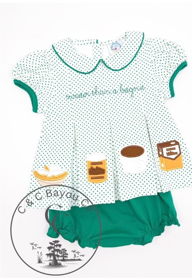 Sweeter Than A Beignet Bloomer Set