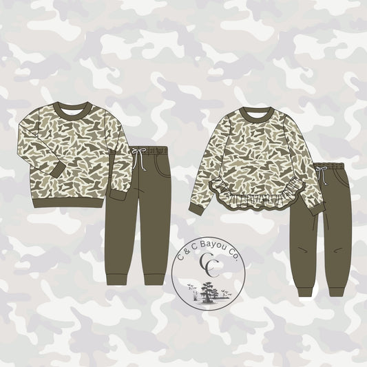 Camo Jogger Sets
