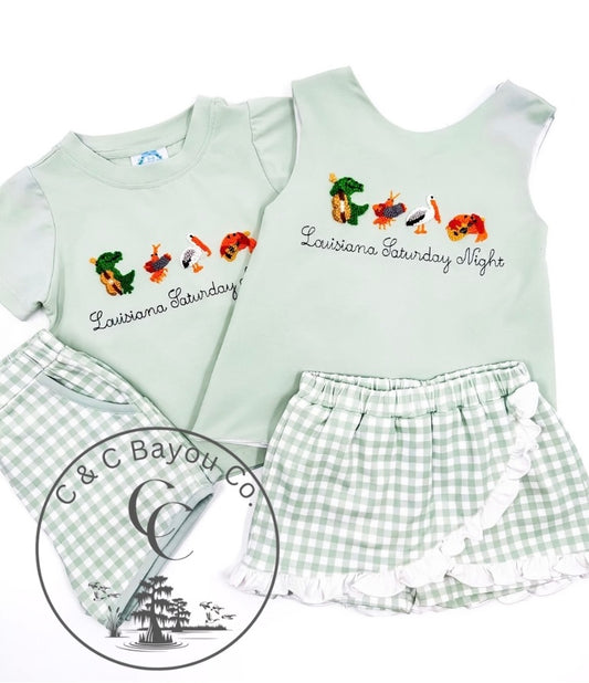 Louisiana Saturday Night Skort Set
